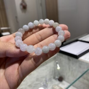 白玉湯圓白翡手珠串